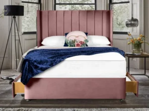 Mink Suede Divan Bed