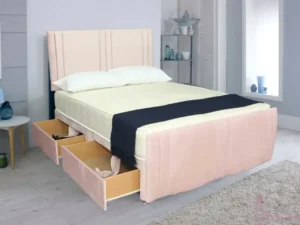 Kids' Delight chenille Divan Beds with Storage