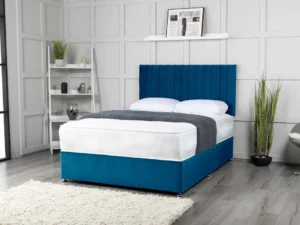 Olly Crushed Velvet Divan Bed Set With Mattress Options