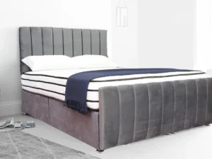 Dream Saver Linen 4ft6 Storage Divan with Storage